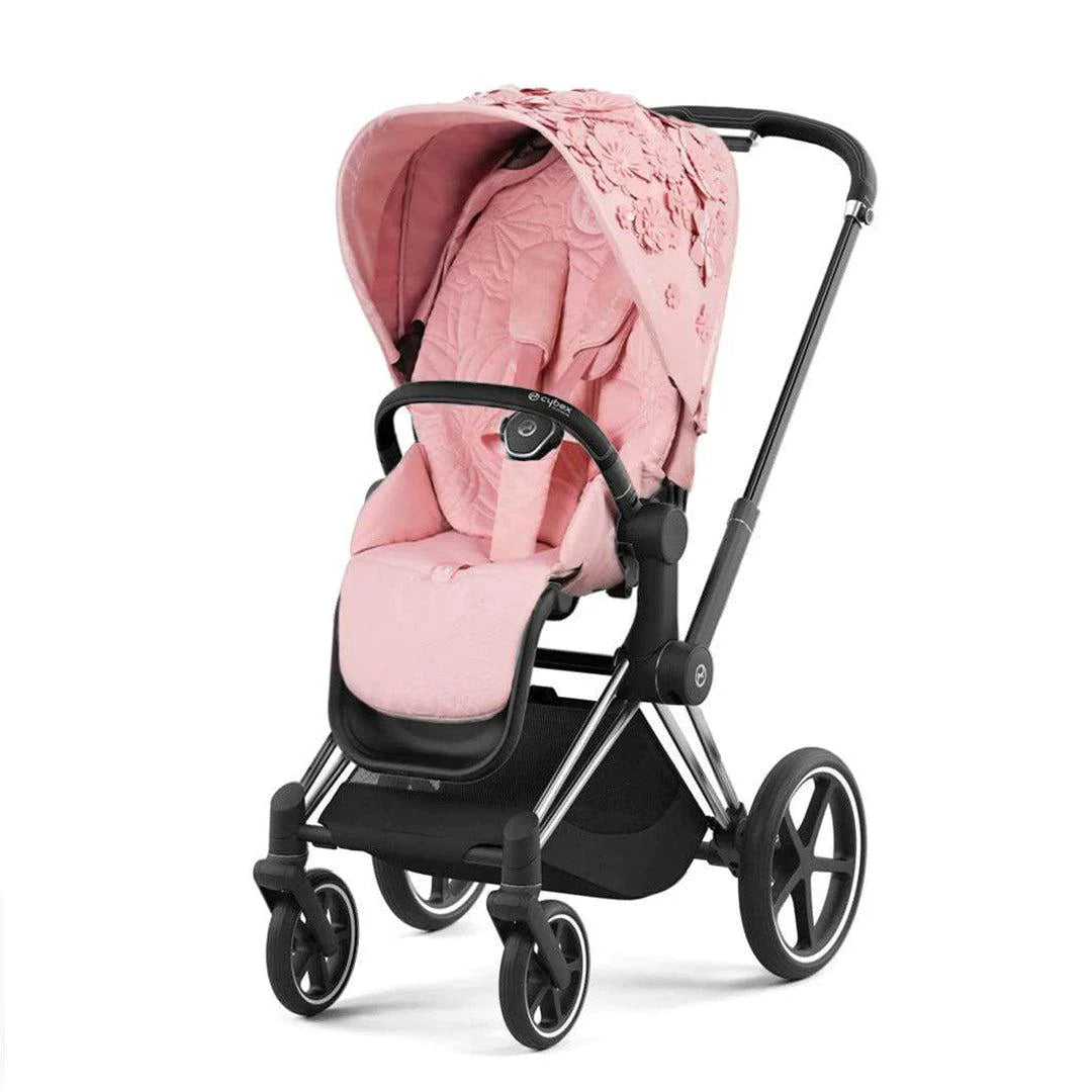 Cybex - Priam Chrome Black Frame with Seat Pack